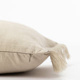 Hazelton Mushroom Fringed Pillow Cover