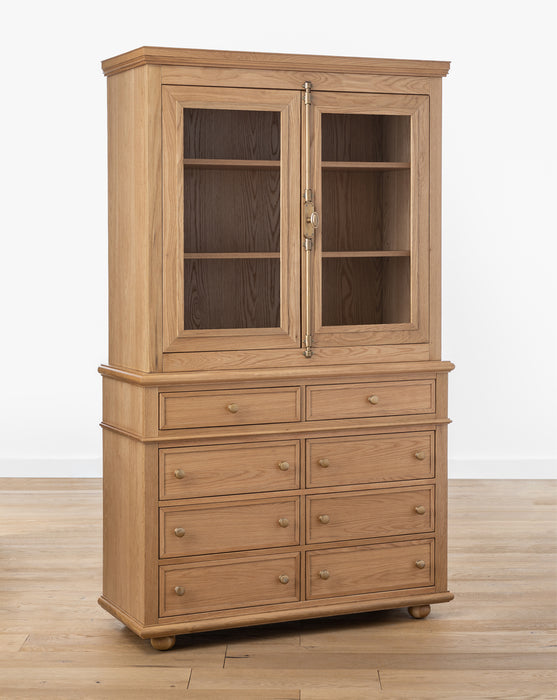 oak cabinet, wood cabinet