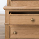 oak cabinet, wood cabinet