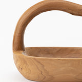 Organic Teak Wood Basket