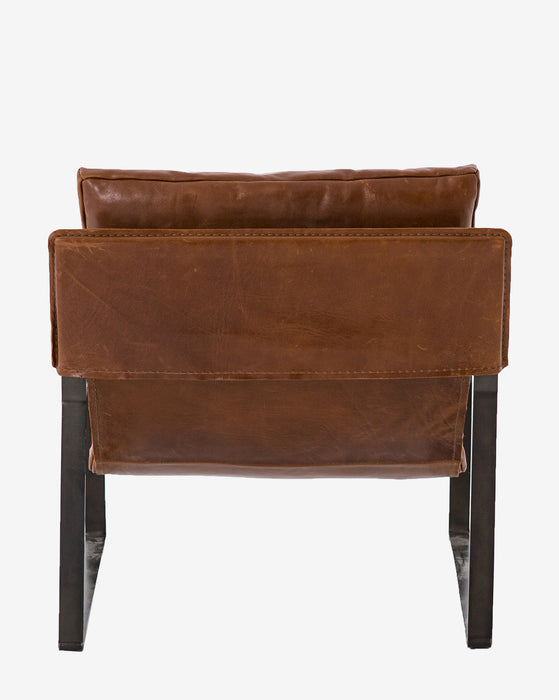 Peyton Leather Sling Chair