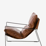 Peyton Leather Sling Chair