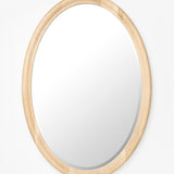 Reta Oval Wood Mirror