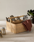 Rattan Utensil Caddy
