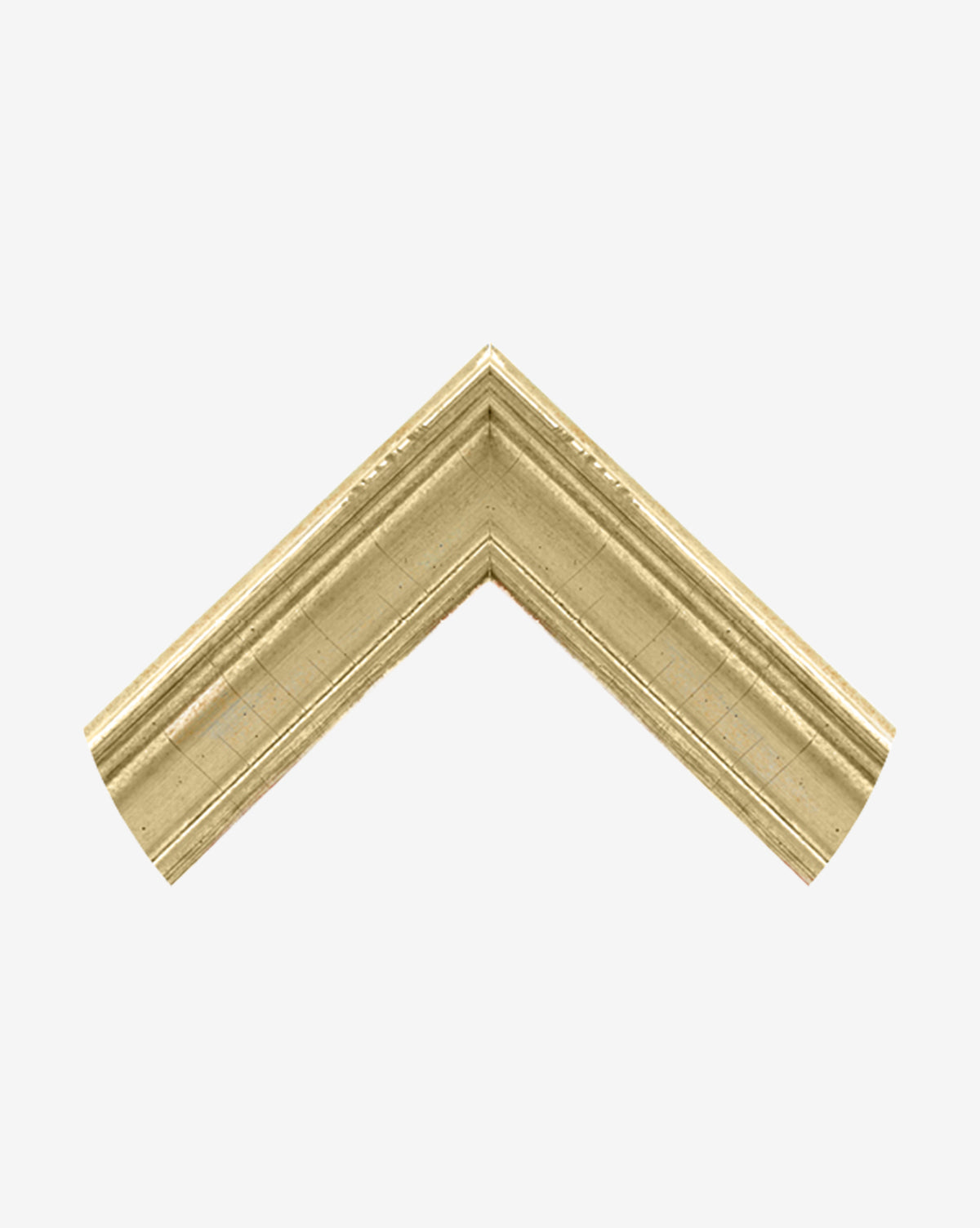The Village Impression frame features a gold, ornate, vintage-inspired corner with a right-angle joint, displayed against a plain white background.