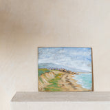 Vintage Early 20th Century Seaside Oil Painting