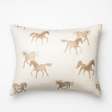 Watercolor Horses Pillow Cover