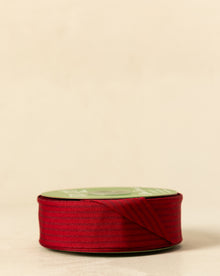 1.5" Woven Grosgrain Stripe Ribbon with Woven Edge