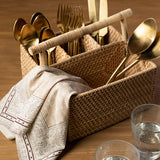 Rattan Utensil Caddy