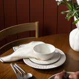 Bordered Linen Napkins (Set of 4)