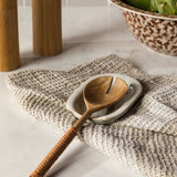 Glazed Stoneware Spoon Rest
