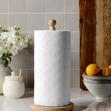 Oak Paper Towel Holder