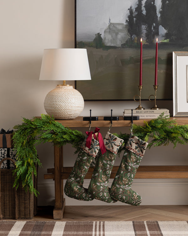 faux cedar garland, faux garland, indoor holiday decor, Christmas decorations, Christmas, home holiday accents