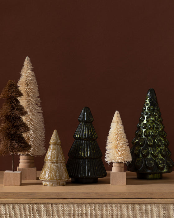 Cream & Tan Stoneware Tree