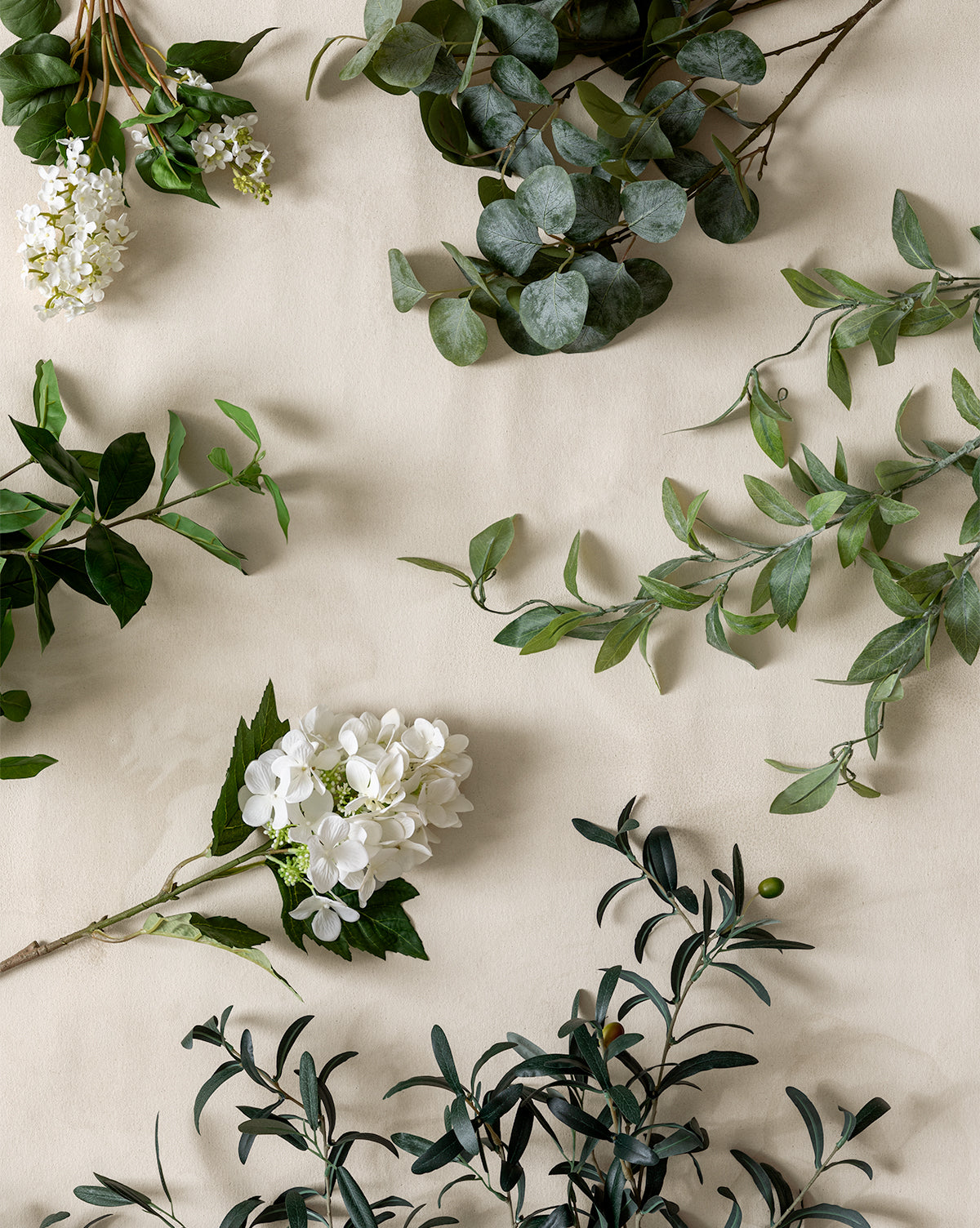 Faux Gardenia Leaf Stem