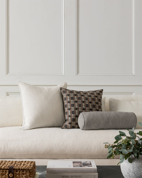 White sofa top pillow covers