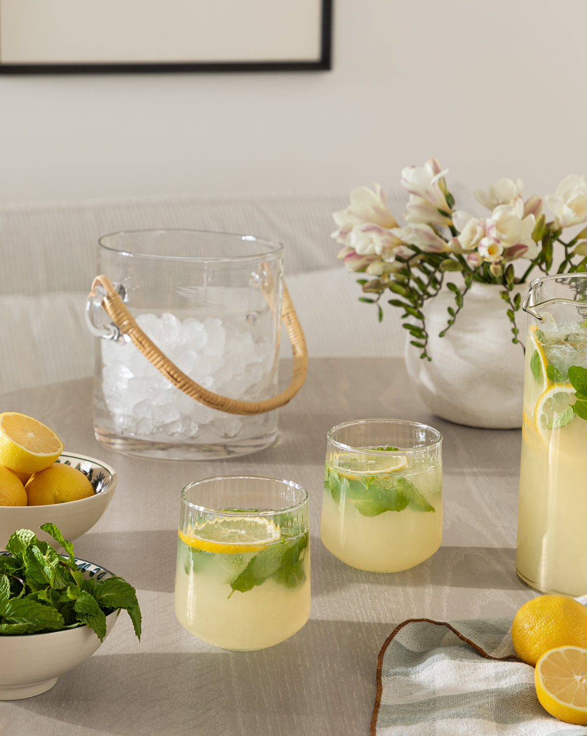 Crockett Rattan Ice Bucket