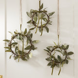 Faux Eucalyptus Wreaths (Set of 3)