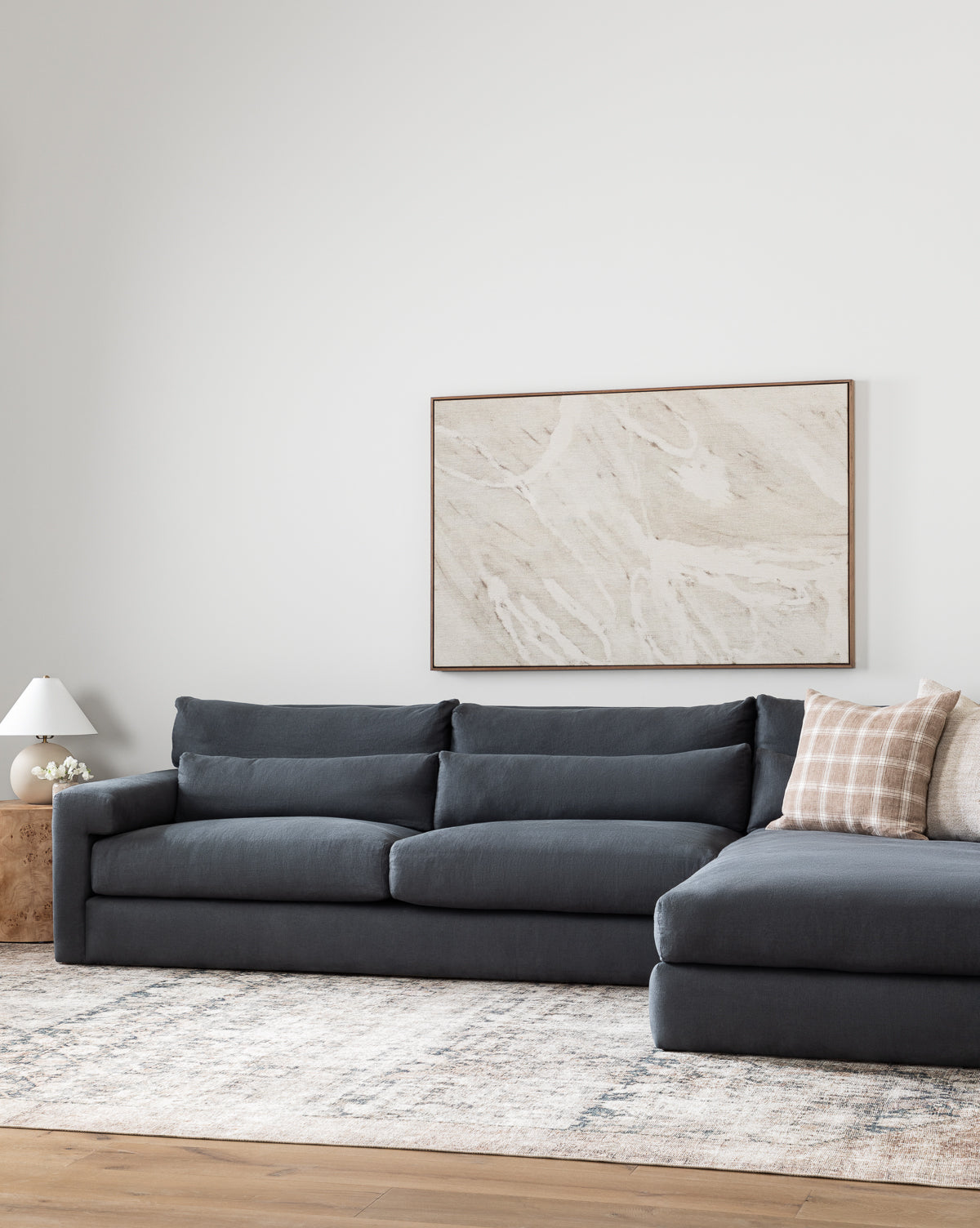 Beckstead Chaise Sectional 128"