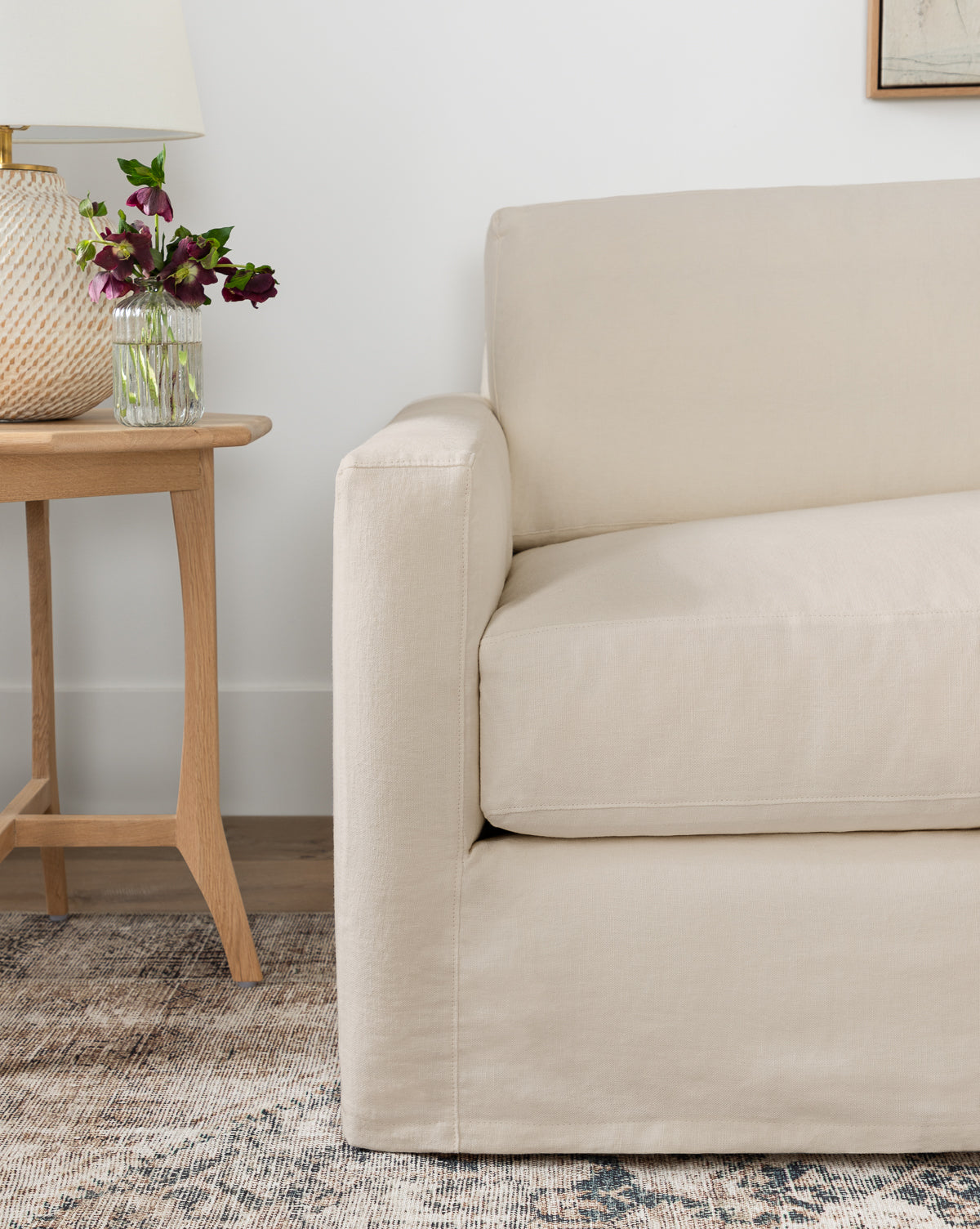 Macy Slipcover Chaise Sectional 101"