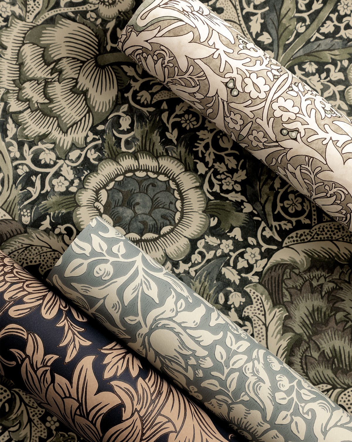 Morris & Co. x McGee & Co. Mallow Wallpaper