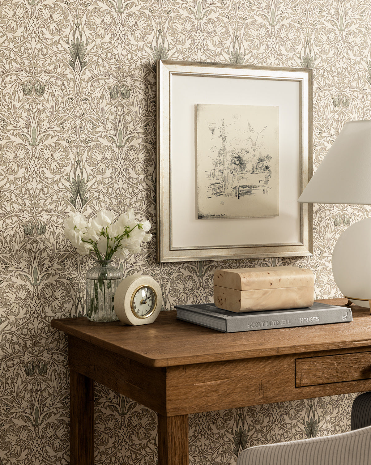 Shagreen Table Clock