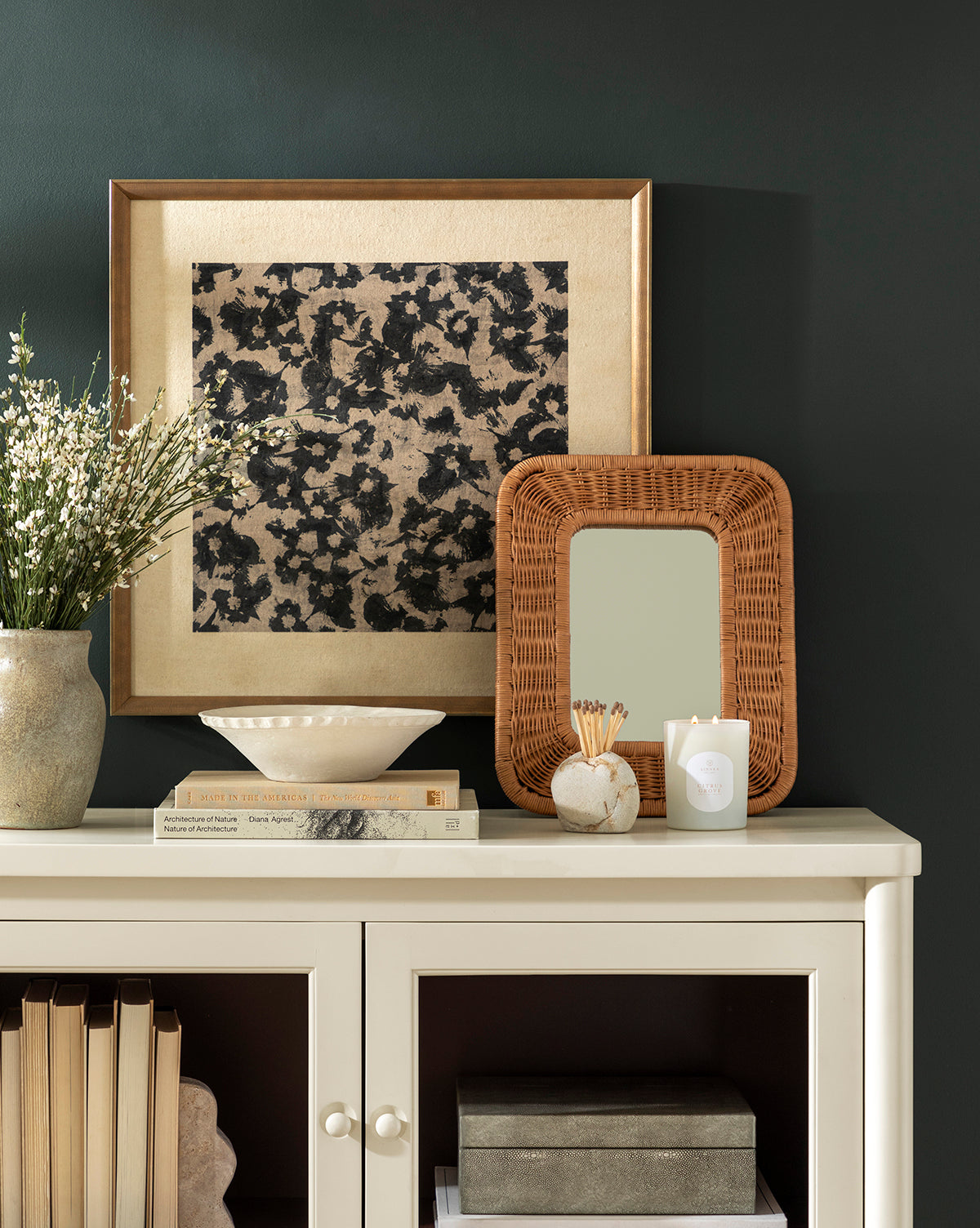 Woodblocked Botanical