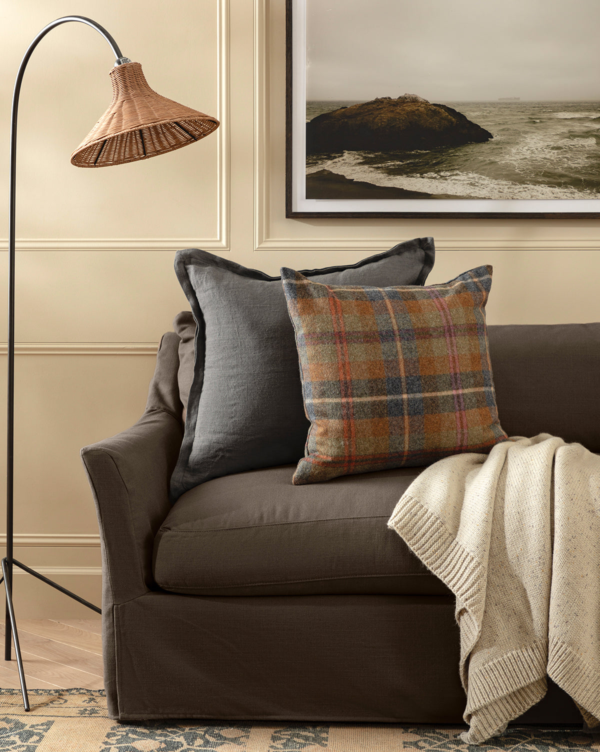 Liam Double Flange Pillow Cover