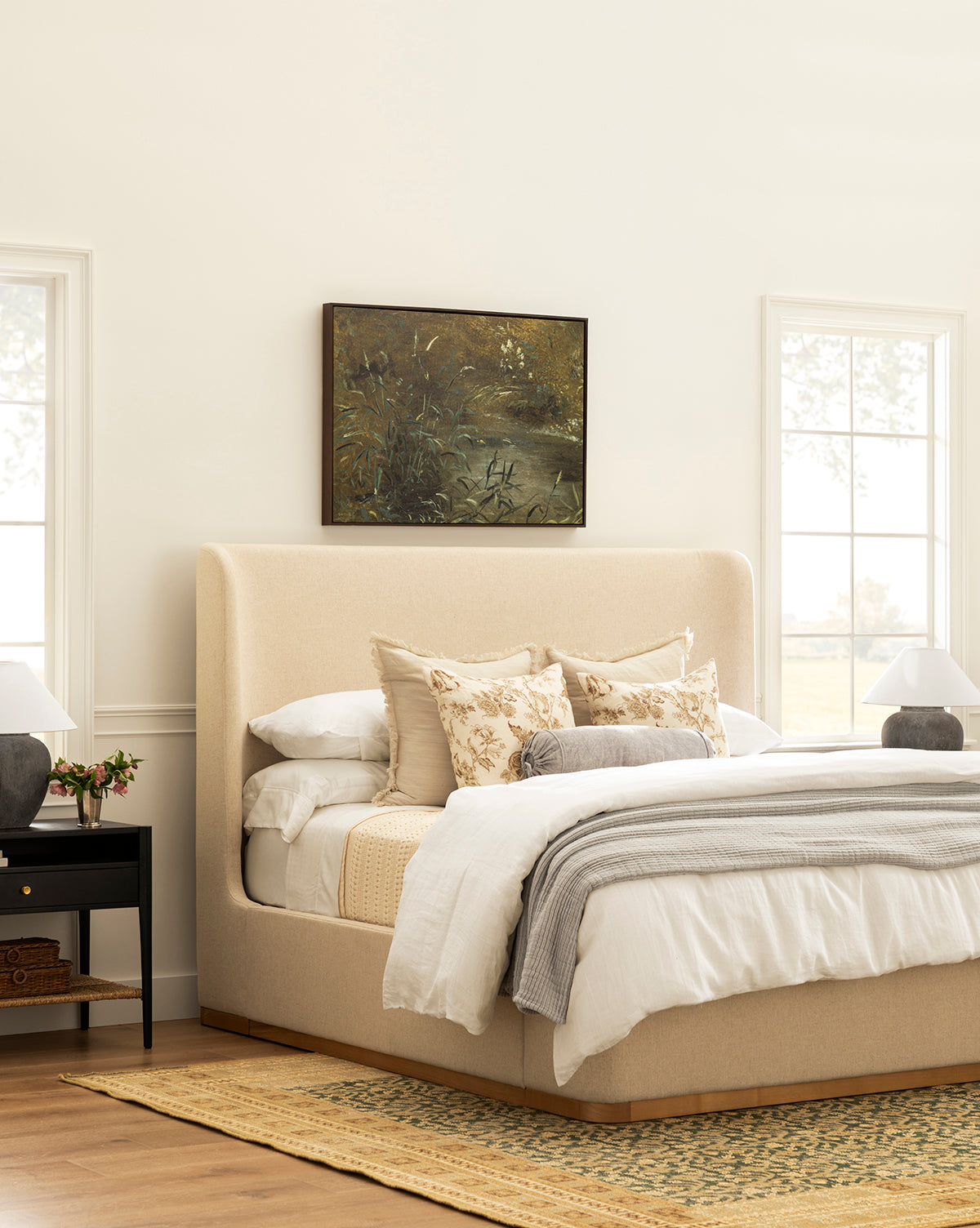 Hanson Striped Cotton Coverlet