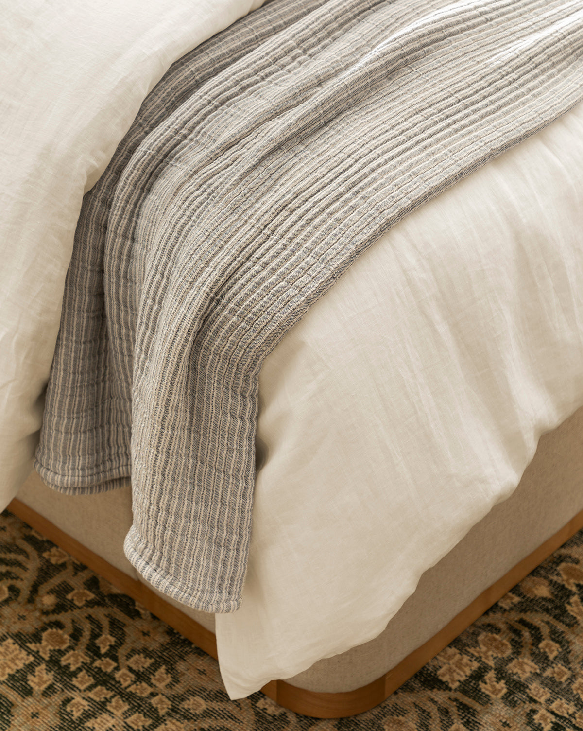 Hanson Striped Cotton Coverlet