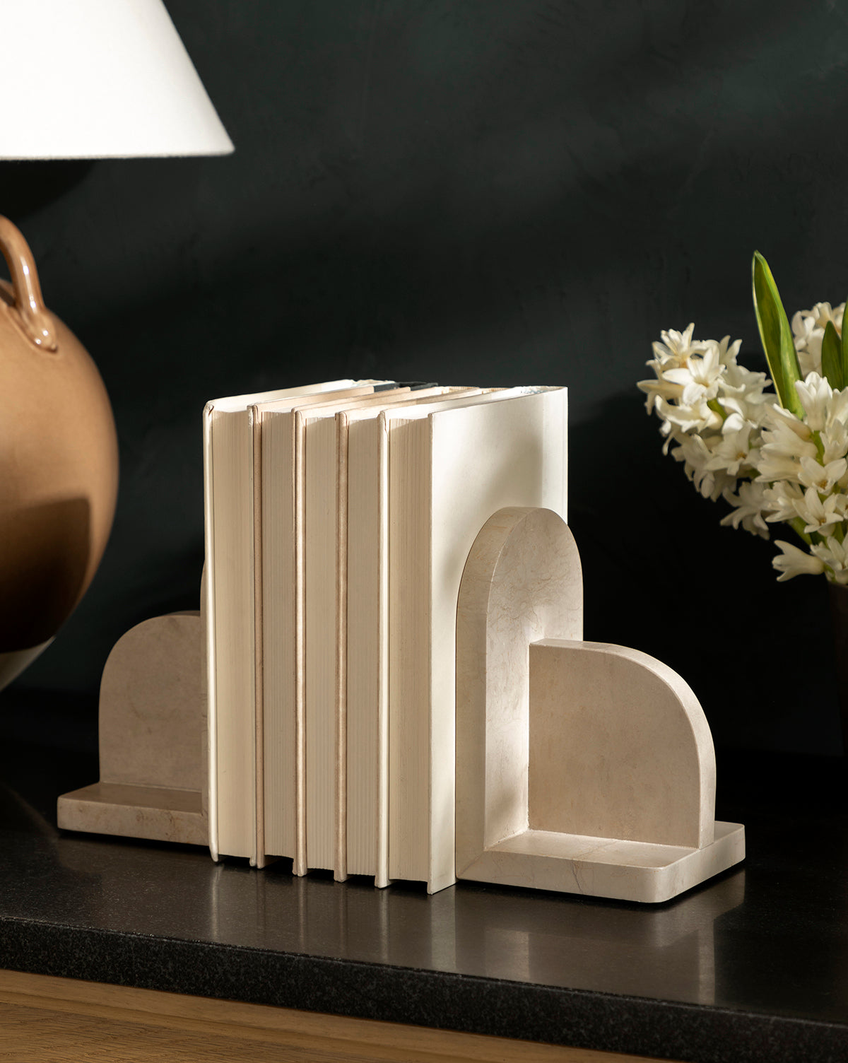 Foster Stone Bookends (Set of 2) | McGee & Co