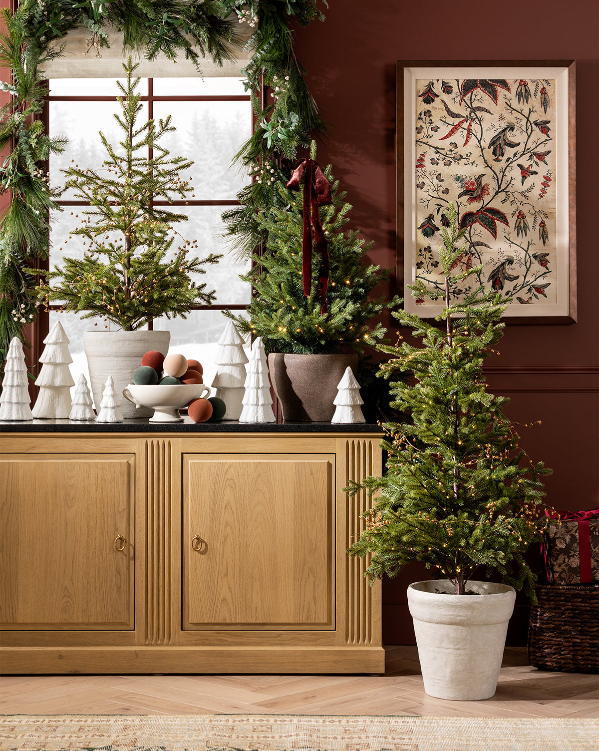 3' Norway Pre-Lit Faux Potted Tree