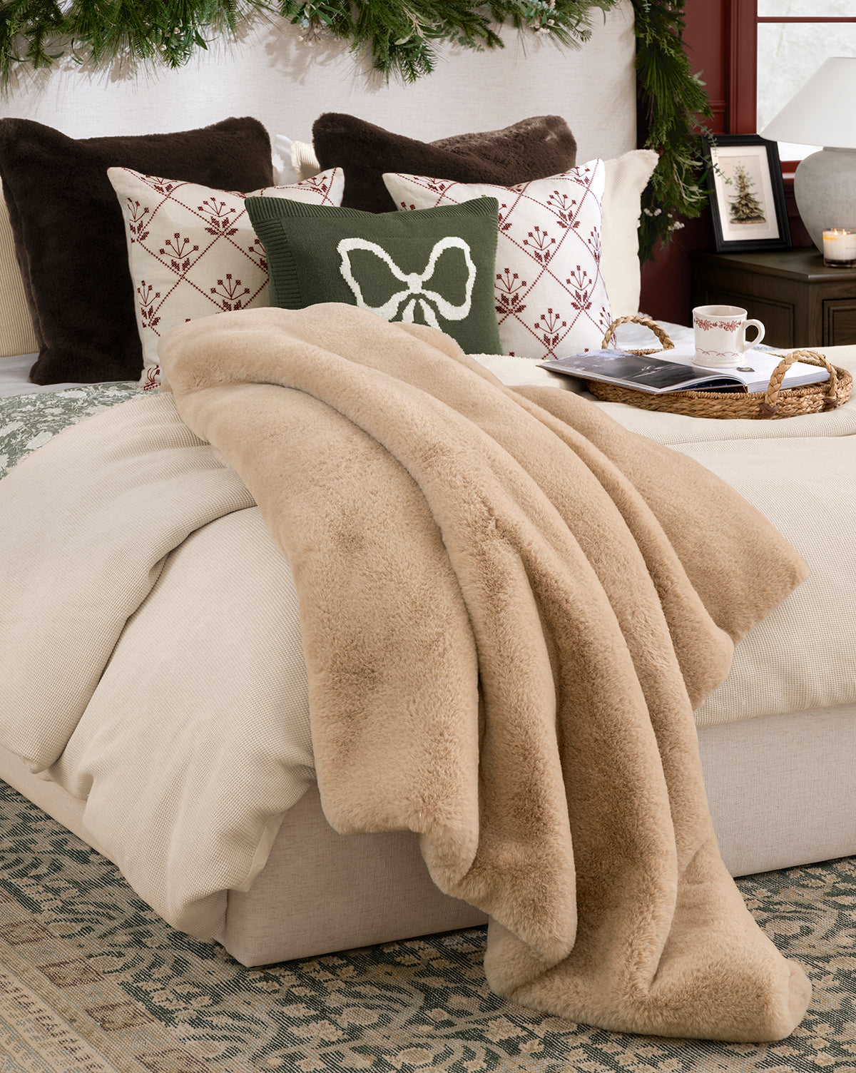 Tove Faux Fur Throw