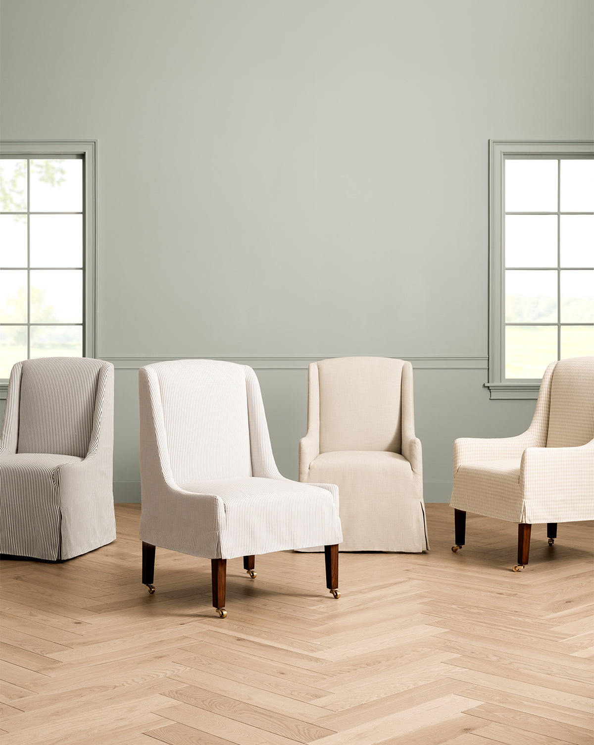 Concord Skirted Arm Dining Chair