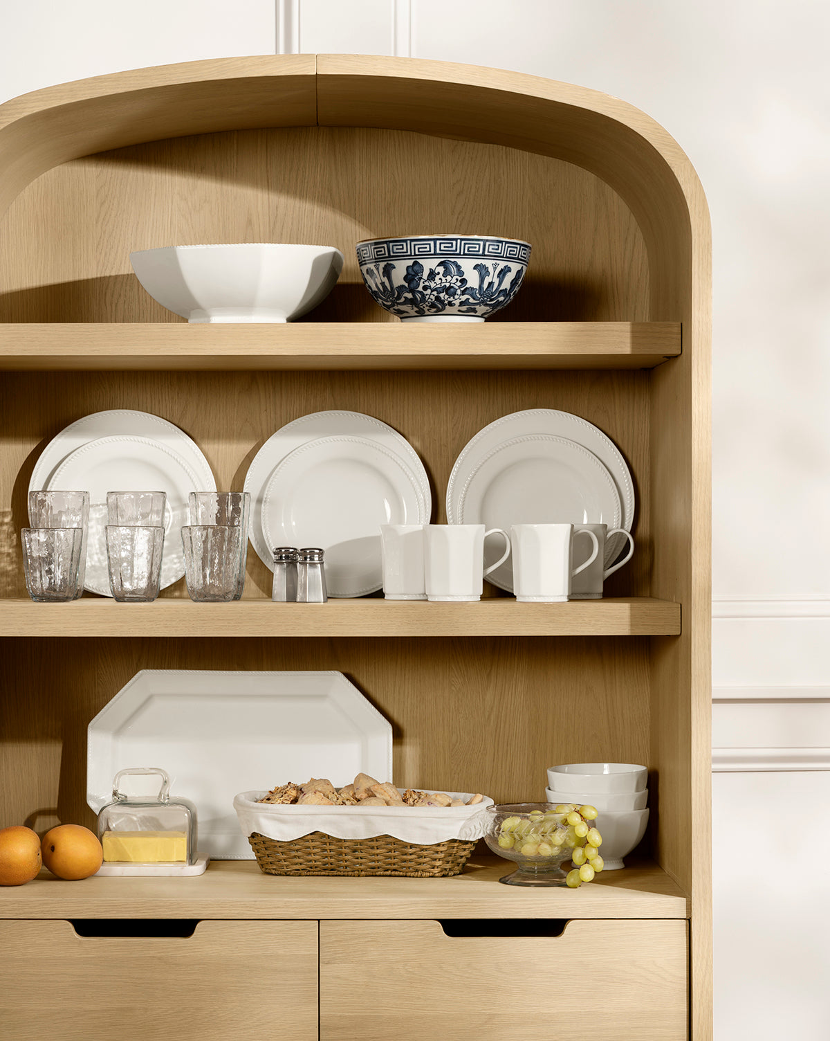 Etched Glass Handmade Condiment Bowl