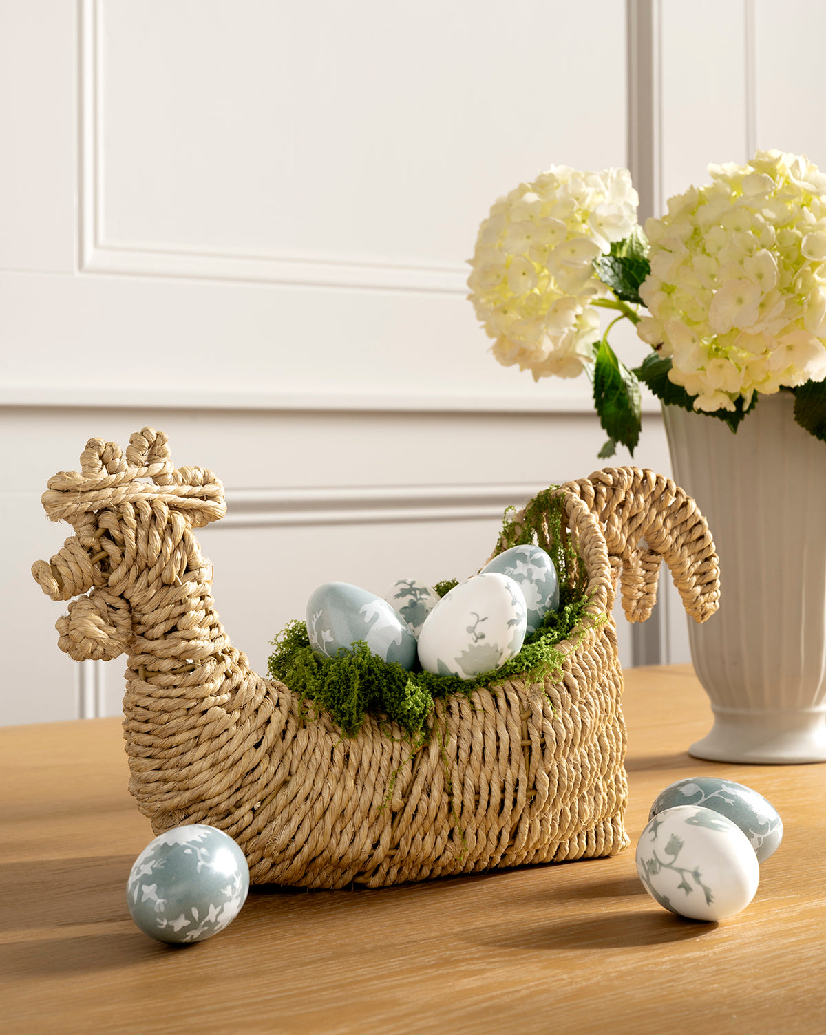 Woven Hen Egg Basket