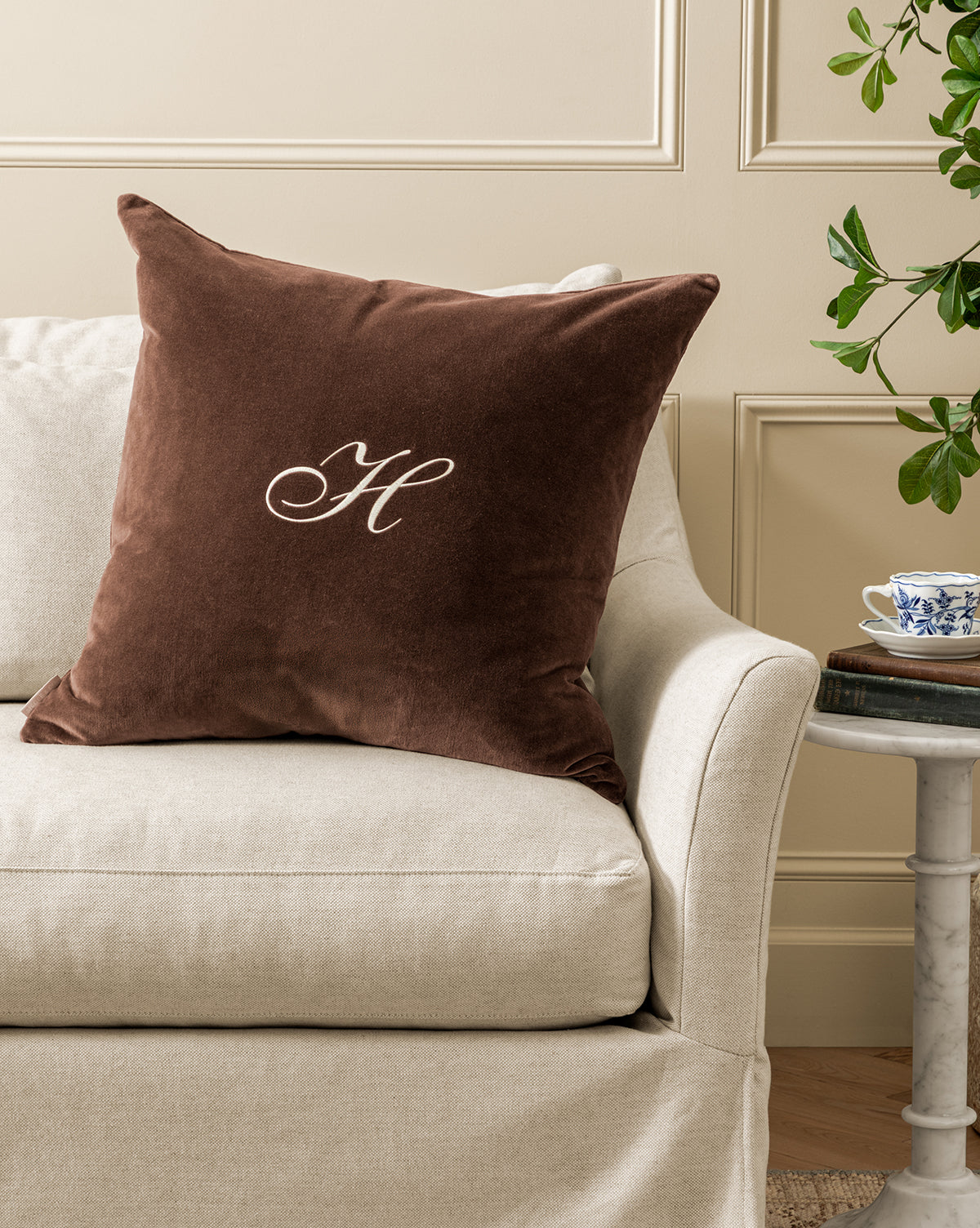 Bellevue Velvet Pillow Cover
