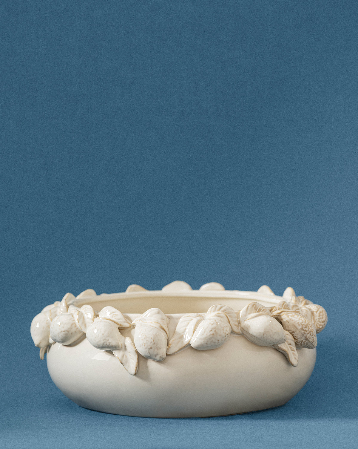 Lemon Lined Cream Bowl