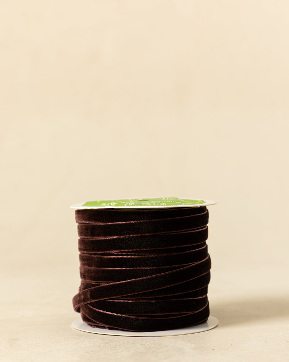 3/8" Velvet Ribbon with Woven Edge