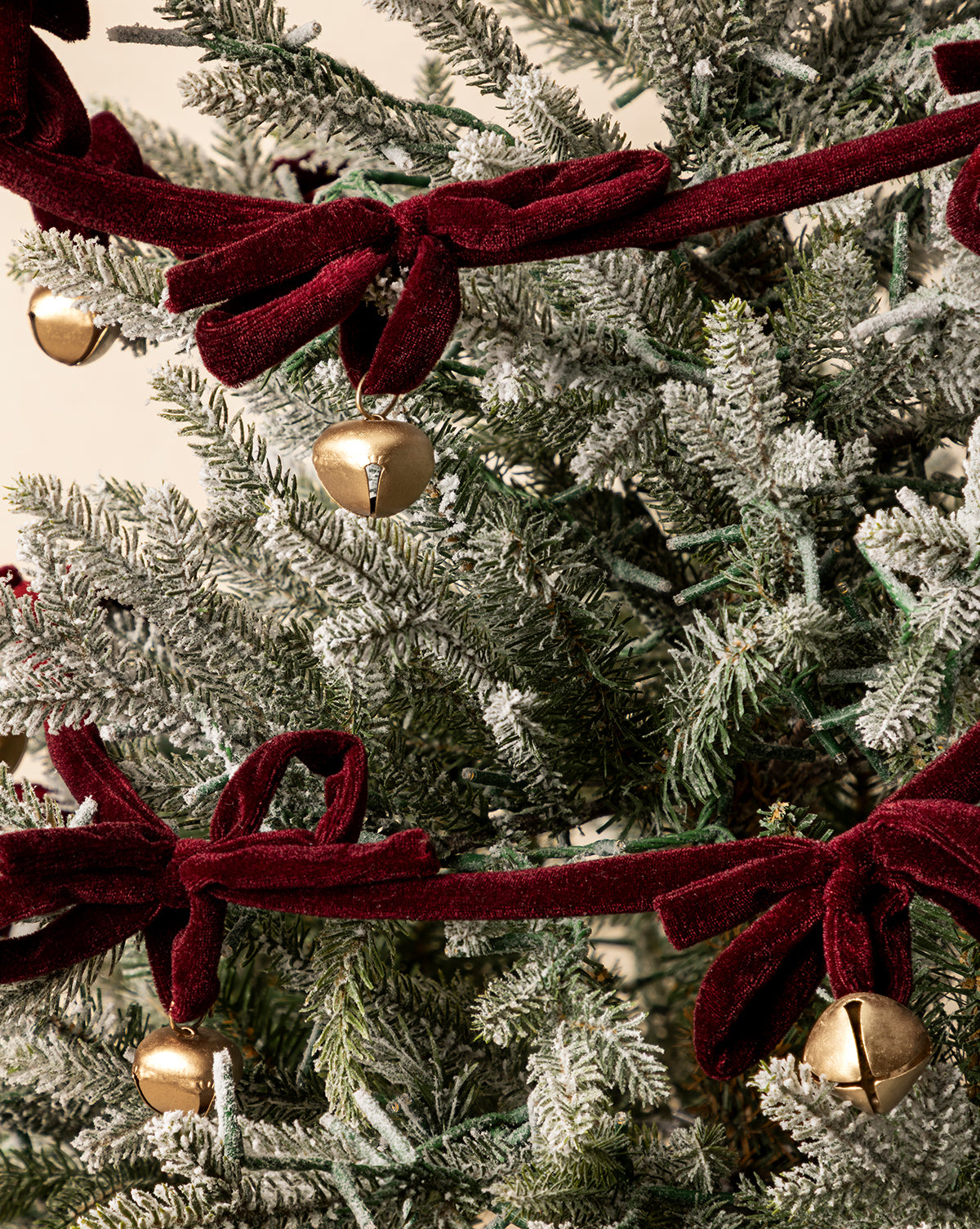 6' Mini Bows & Bells Garland