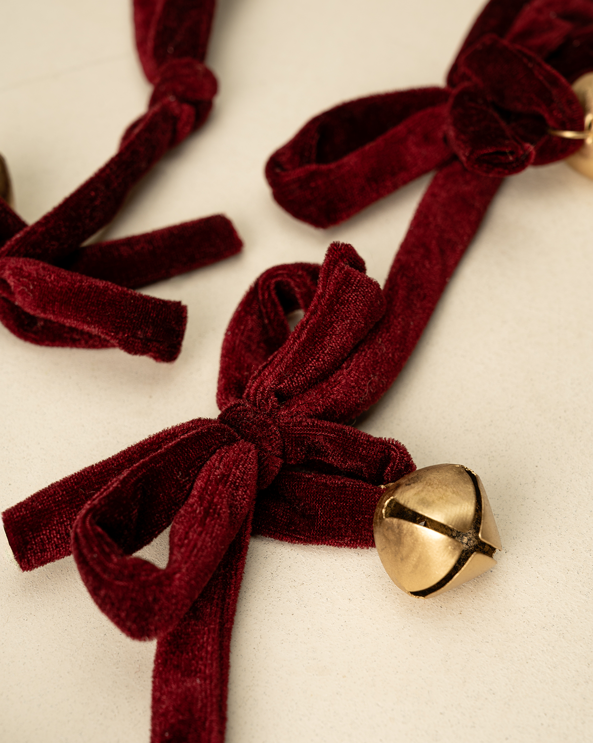 6' Mini Bows & Bells Garland