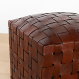 Ackley Leather Ottoman