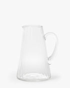Adonis Ribbed Glass Pitcher