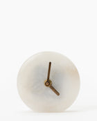 Alabaster Table Clock