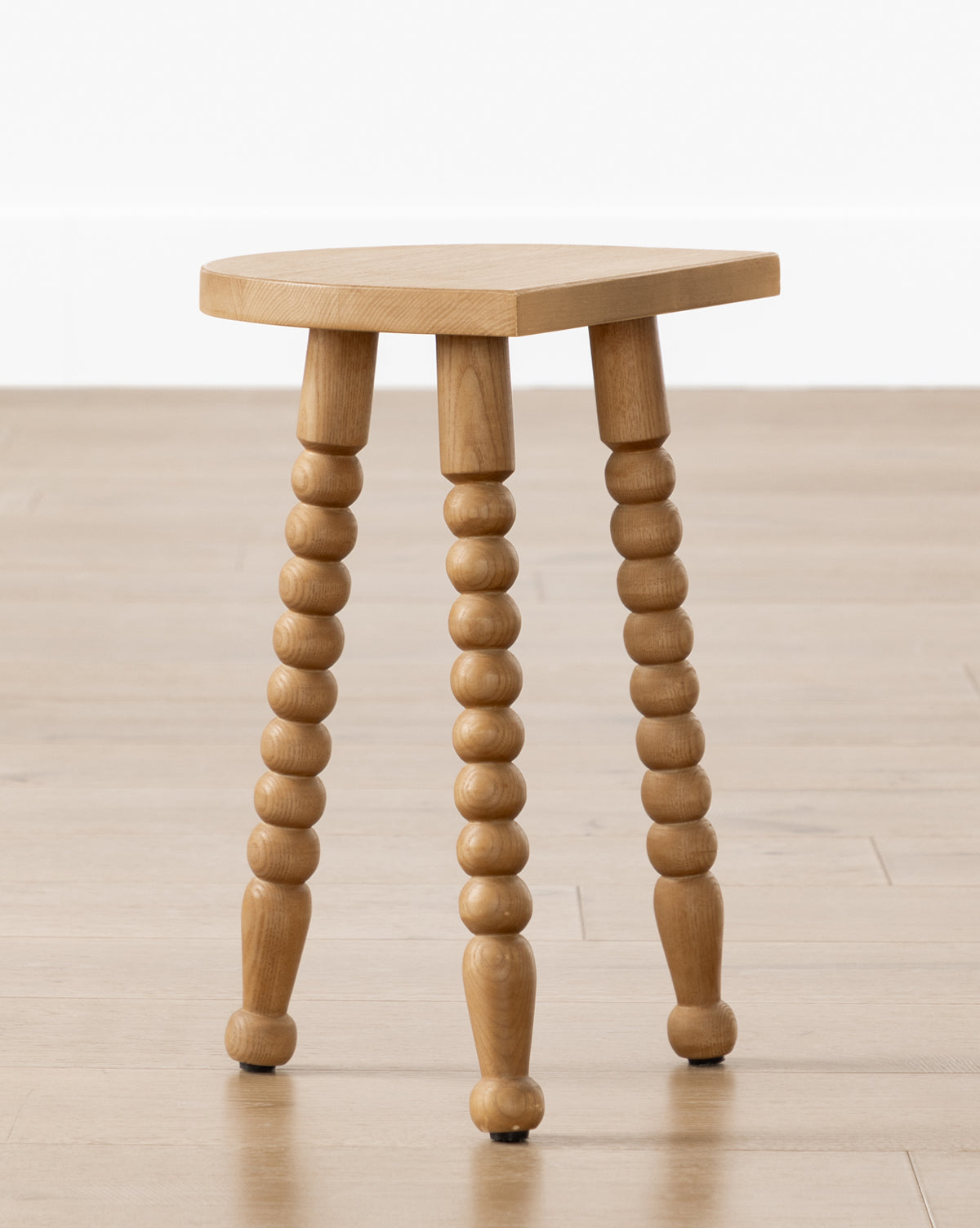 Alice Honey Wood Stool - Thumbnail 2
