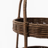 Aneesa Two-Tiered Wicker Tray