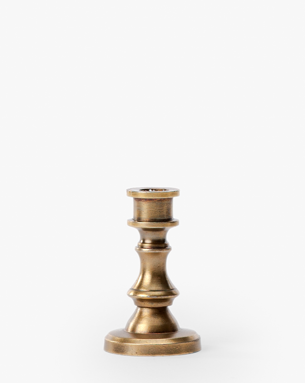 Antique Brass Mini Taper Holder