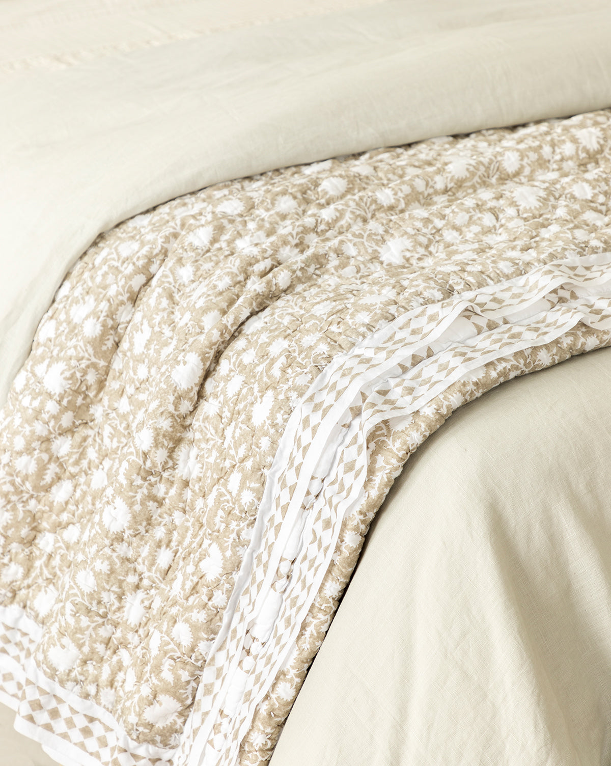 Arcadia Block Print Kids Quilt