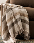 TLC Ashford Throw 130x180cm Natural main image 0