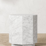 marble side table, small outdoor side table, marble furniture, modern side table